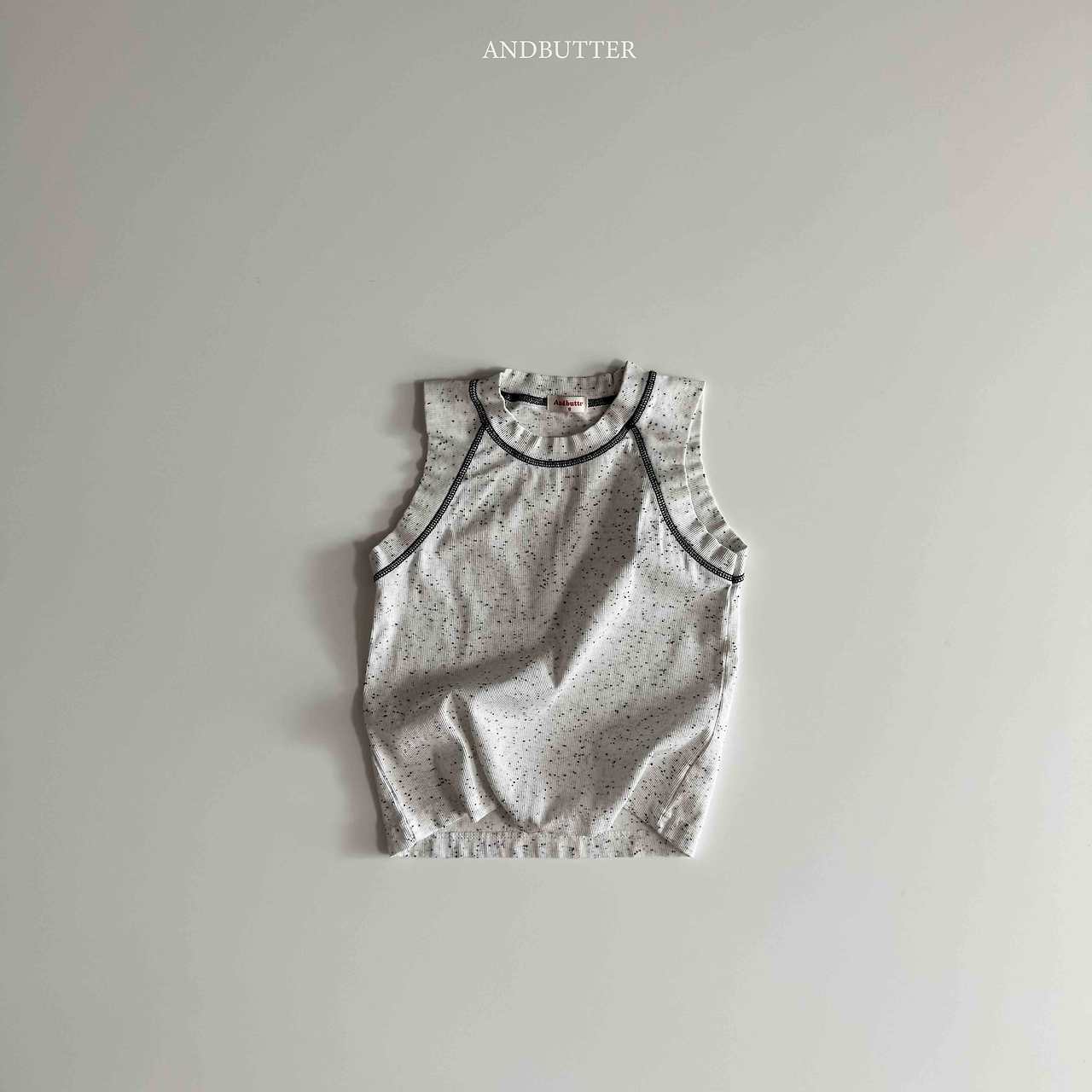 《予約》Ribbed Line Sleeveless / andbutter