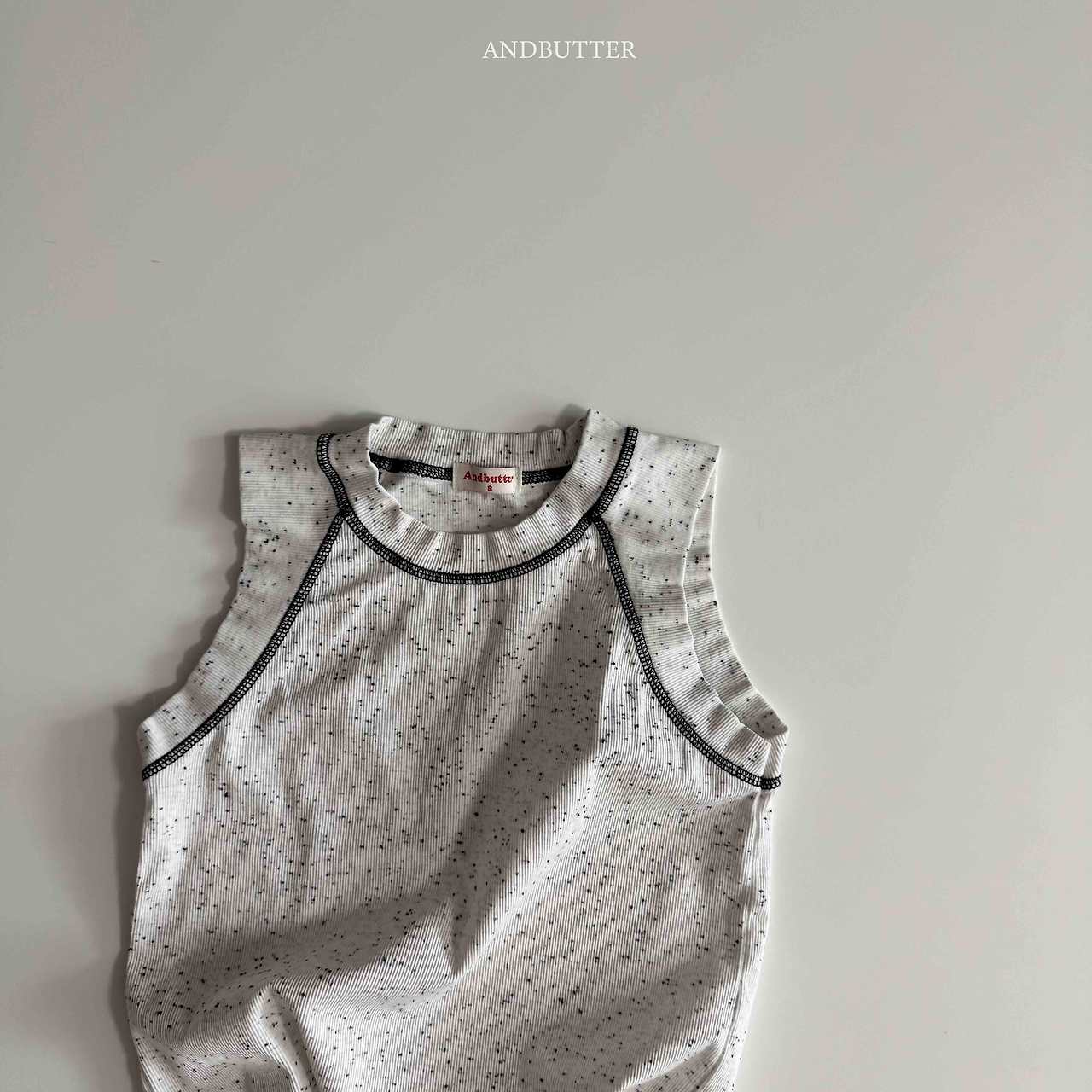《予約》Ribbed Line Sleeveless / andbutter