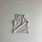 《予約》Ribbed Line Sleeveless / andbutter