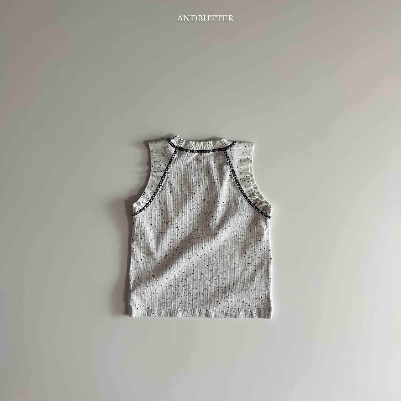 《予約》Ribbed Line Sleeveless / andbutter
