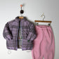 《予約》Mode Check Padded Jacket / ANDBUTTER
