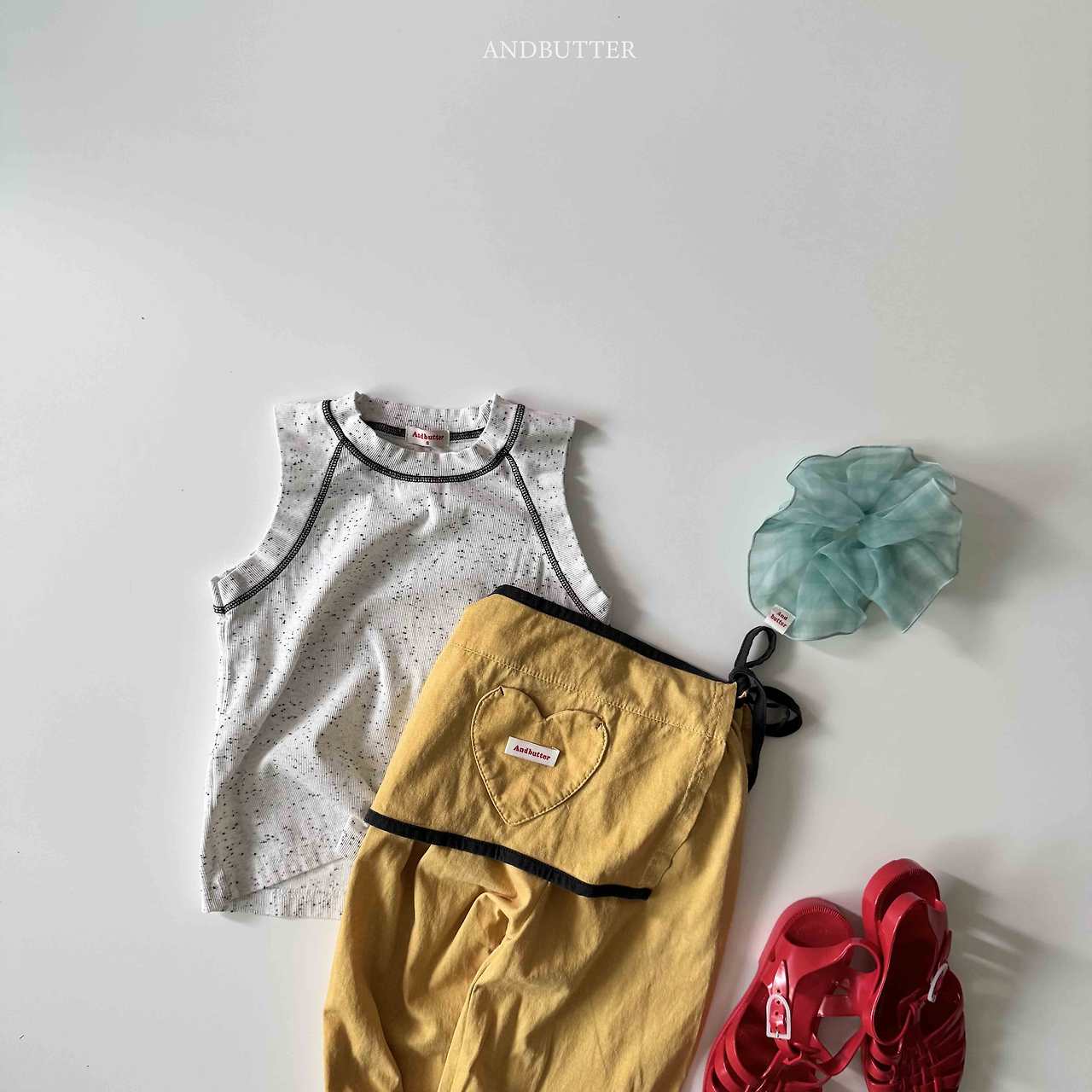 《予約》Ribbed Line Sleeveless / andbutter