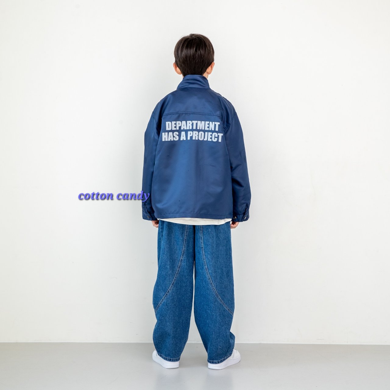 《予約》Curve Denim Pants / cotton candy