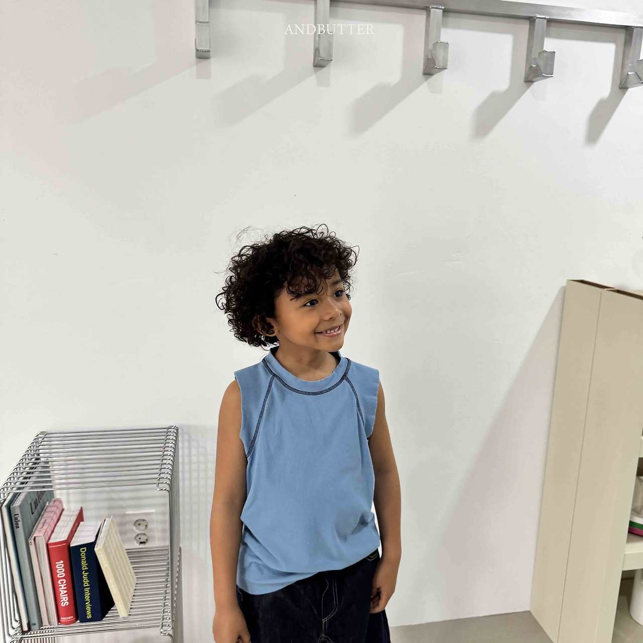 《予約》Ribbed Line Sleeveless / andbutter