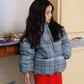 《予約》Mode Check Padded Jacket / ANDBUTTER