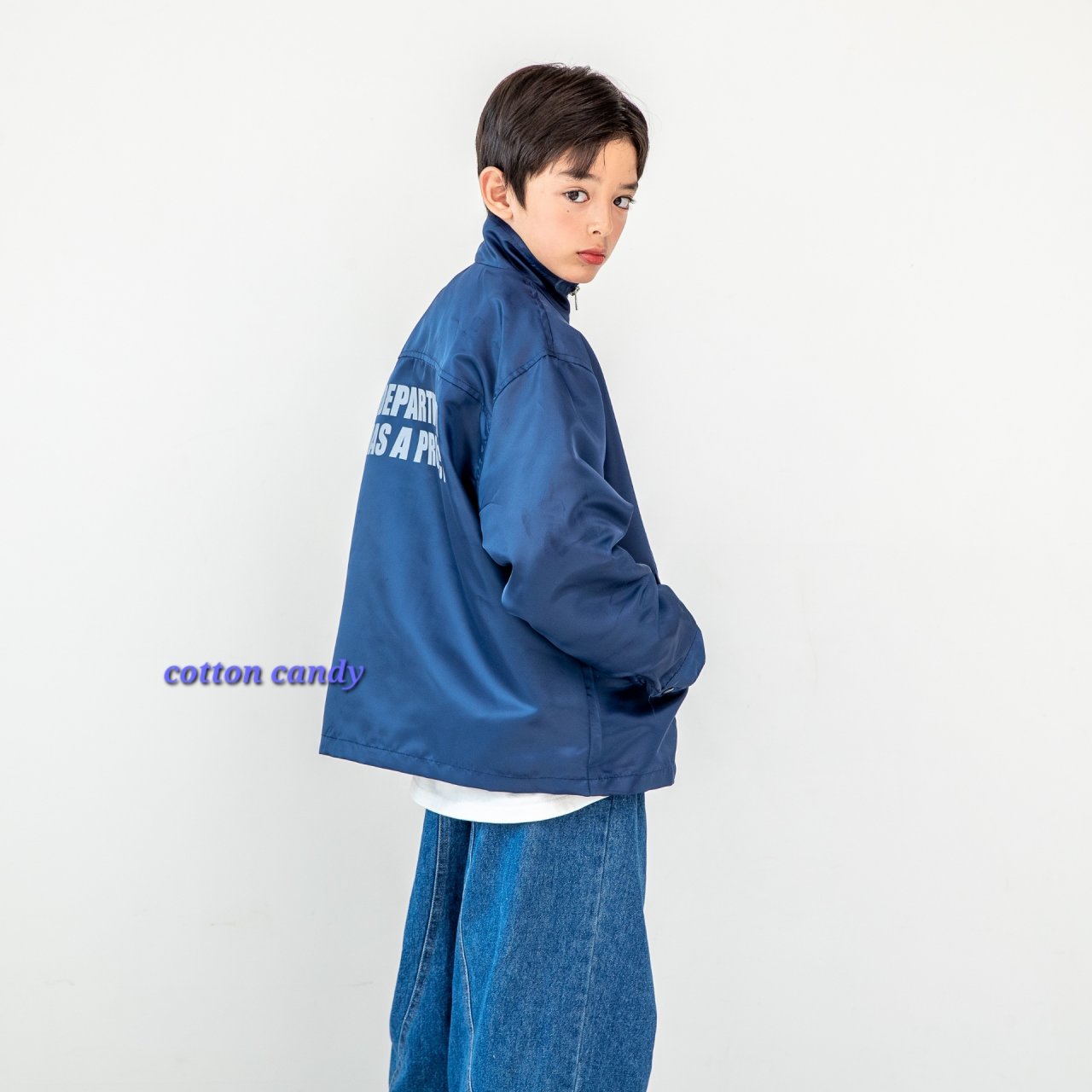 《予約》Curve Denim Pants / cotton candy