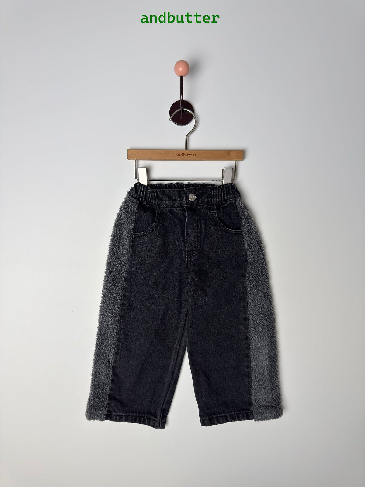 《予約》Sherpa Line Denim Pants / ANDBUTTER