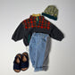 《予約》Sherpa Line Denim Pants / ANDBUTTER