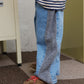 《予約》Sherpa Line Denim Pants / ANDBUTTER