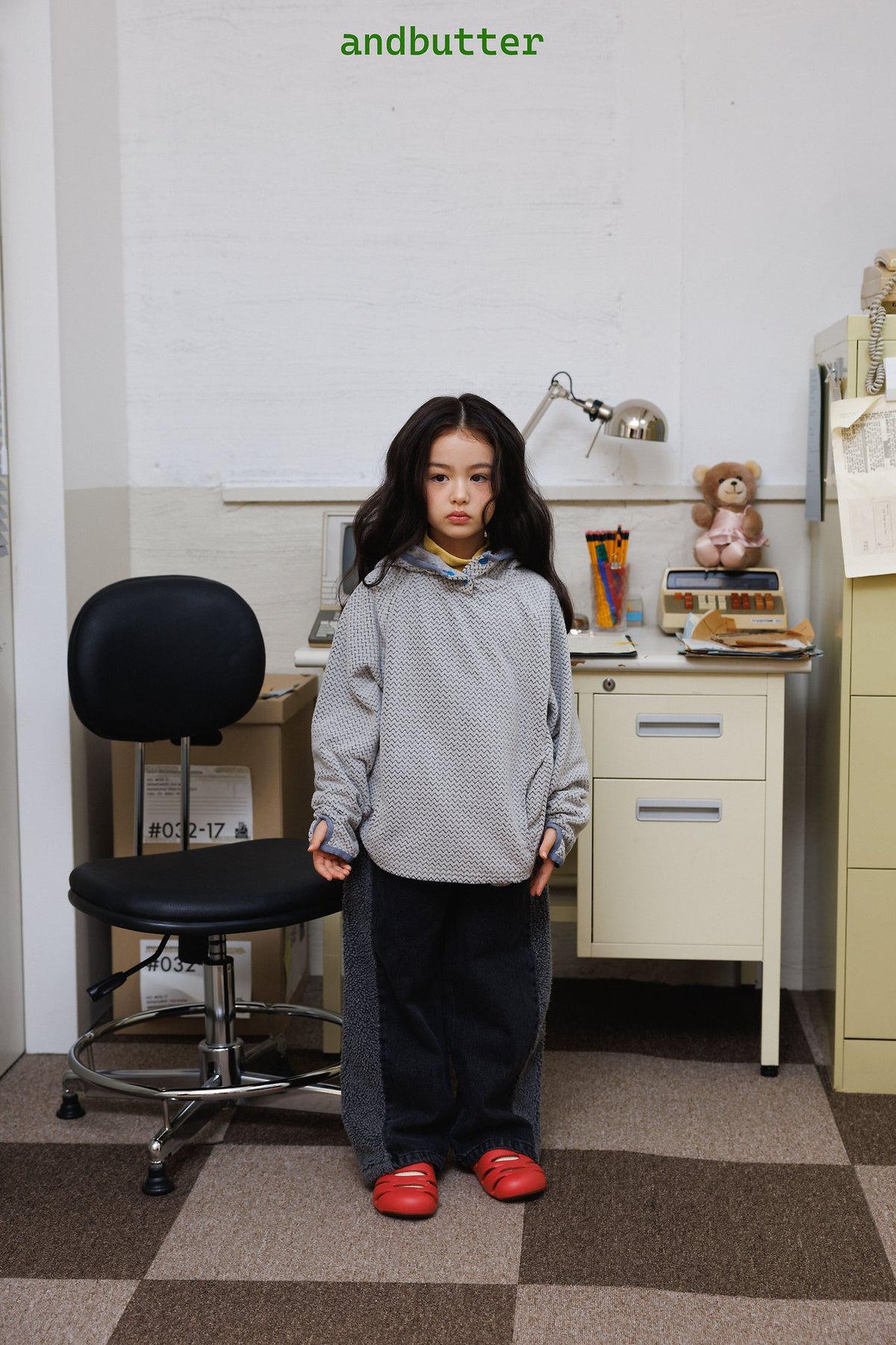 《予約》Sherpa Line Denim Pants / ANDBUTTER