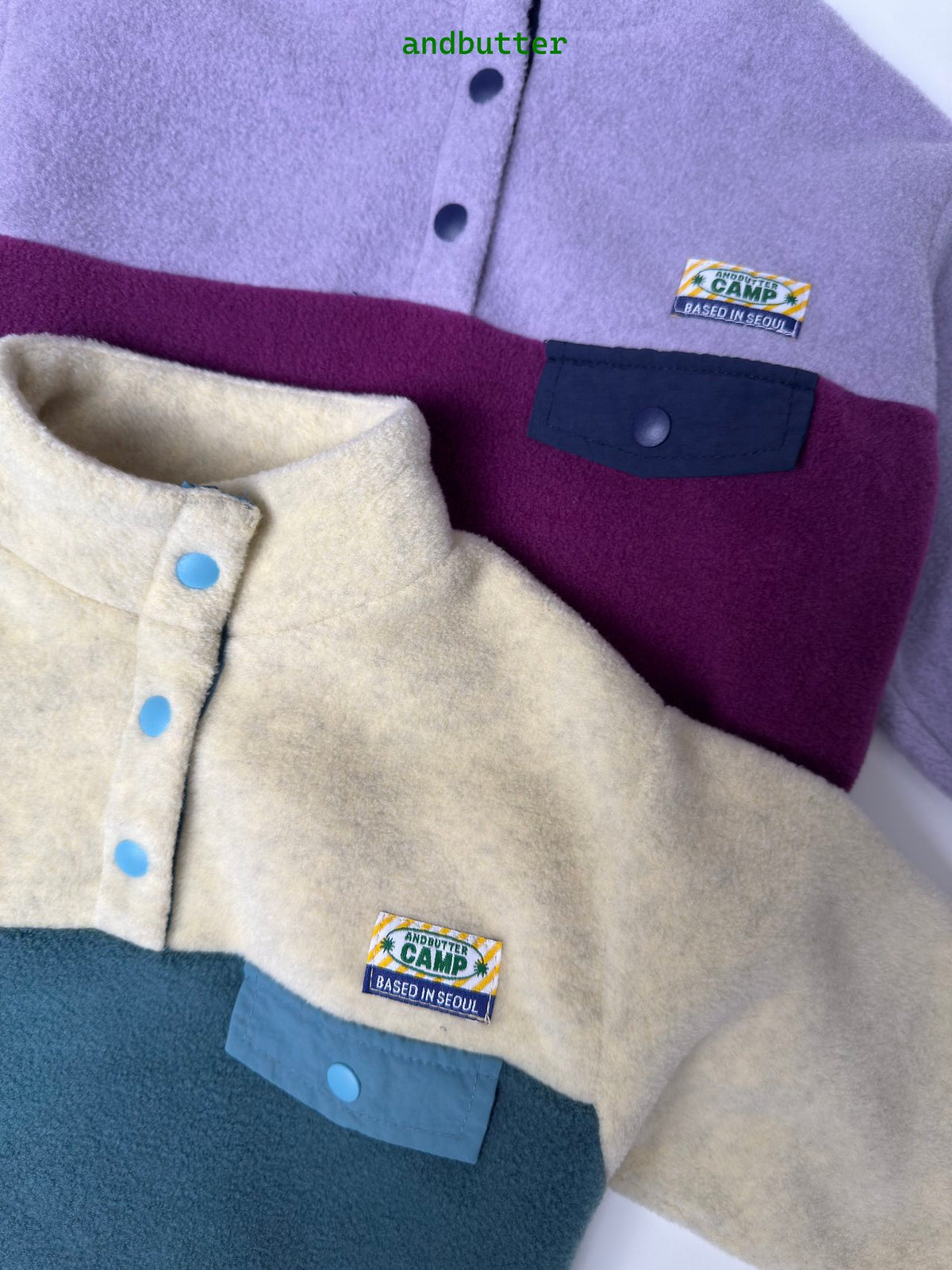 《予約》Camp Color Fleece / ANDBUTTER