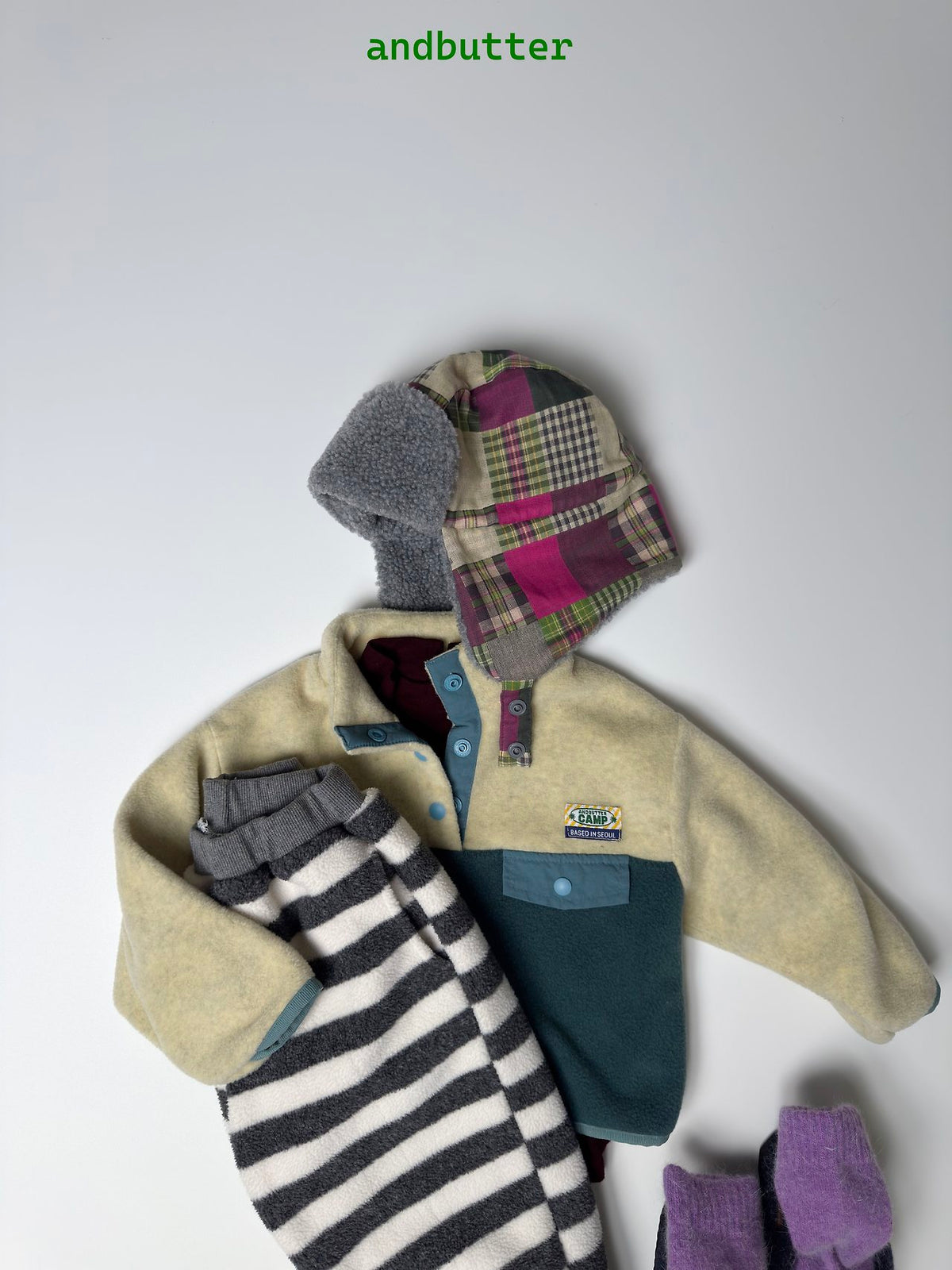 《予約》Camp Color Fleece / ANDBUTTER