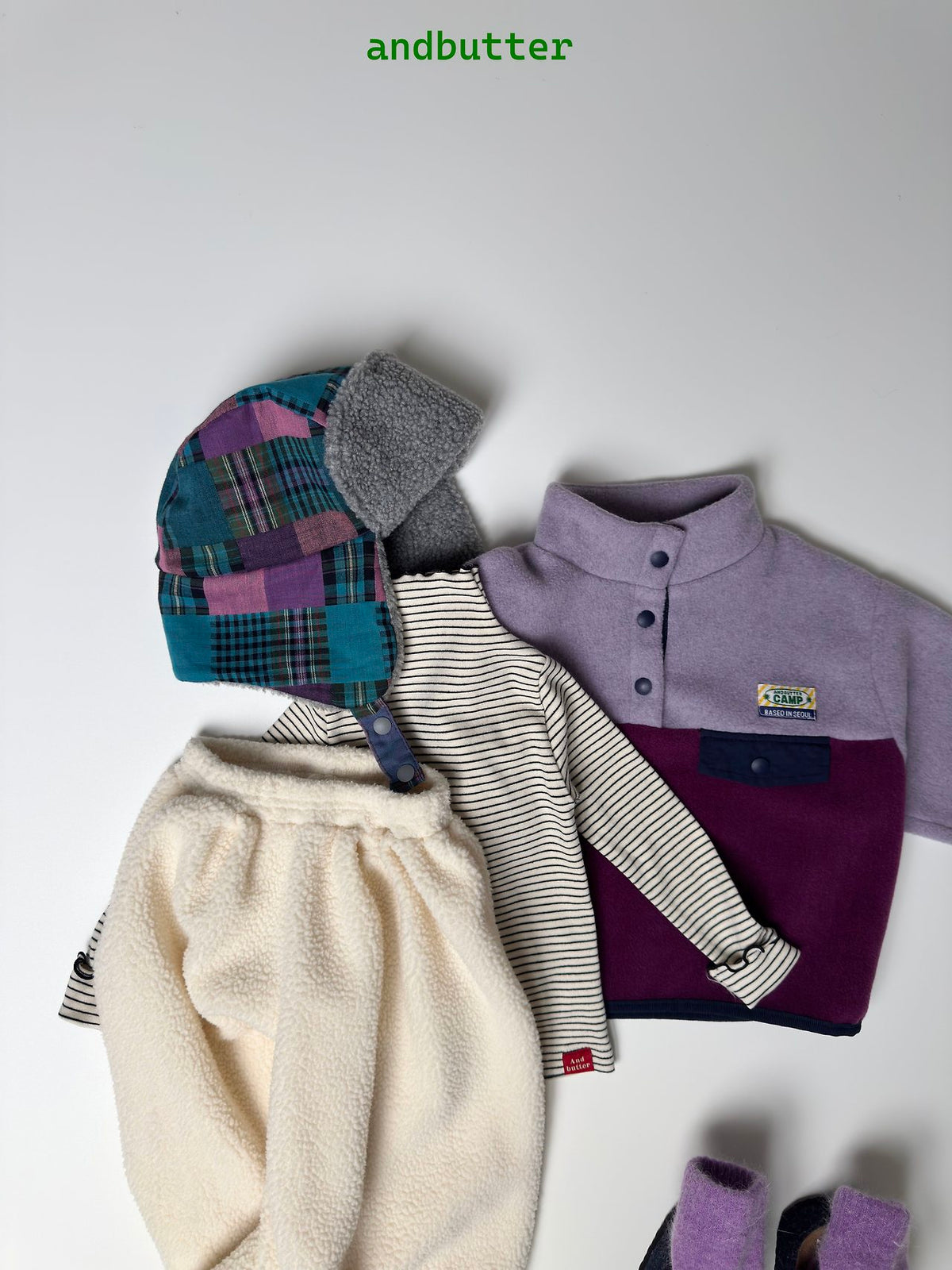 《予約》Camp Color Fleece / ANDBUTTER