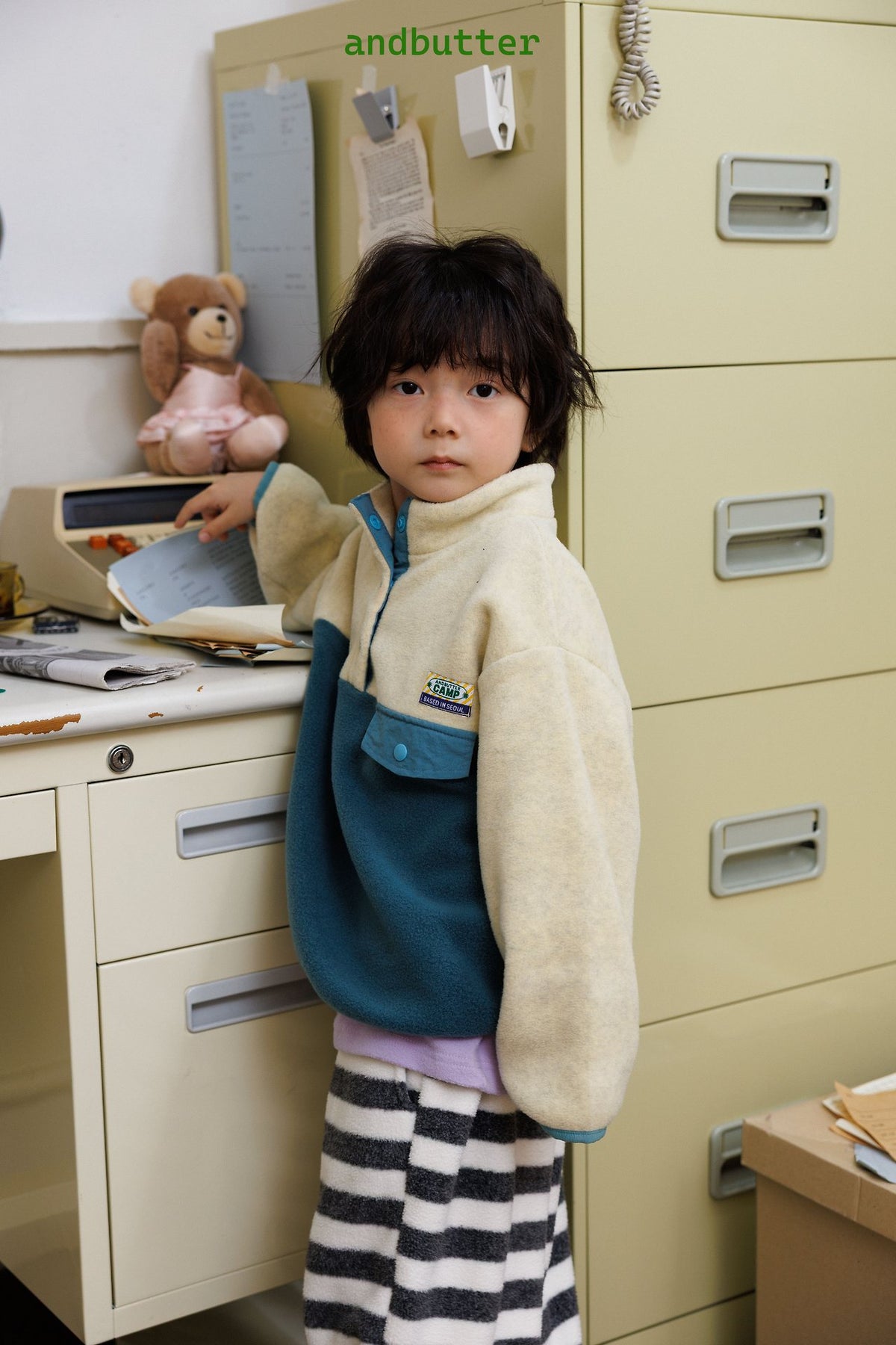 《予約》Camp Color Fleece / ANDBUTTER