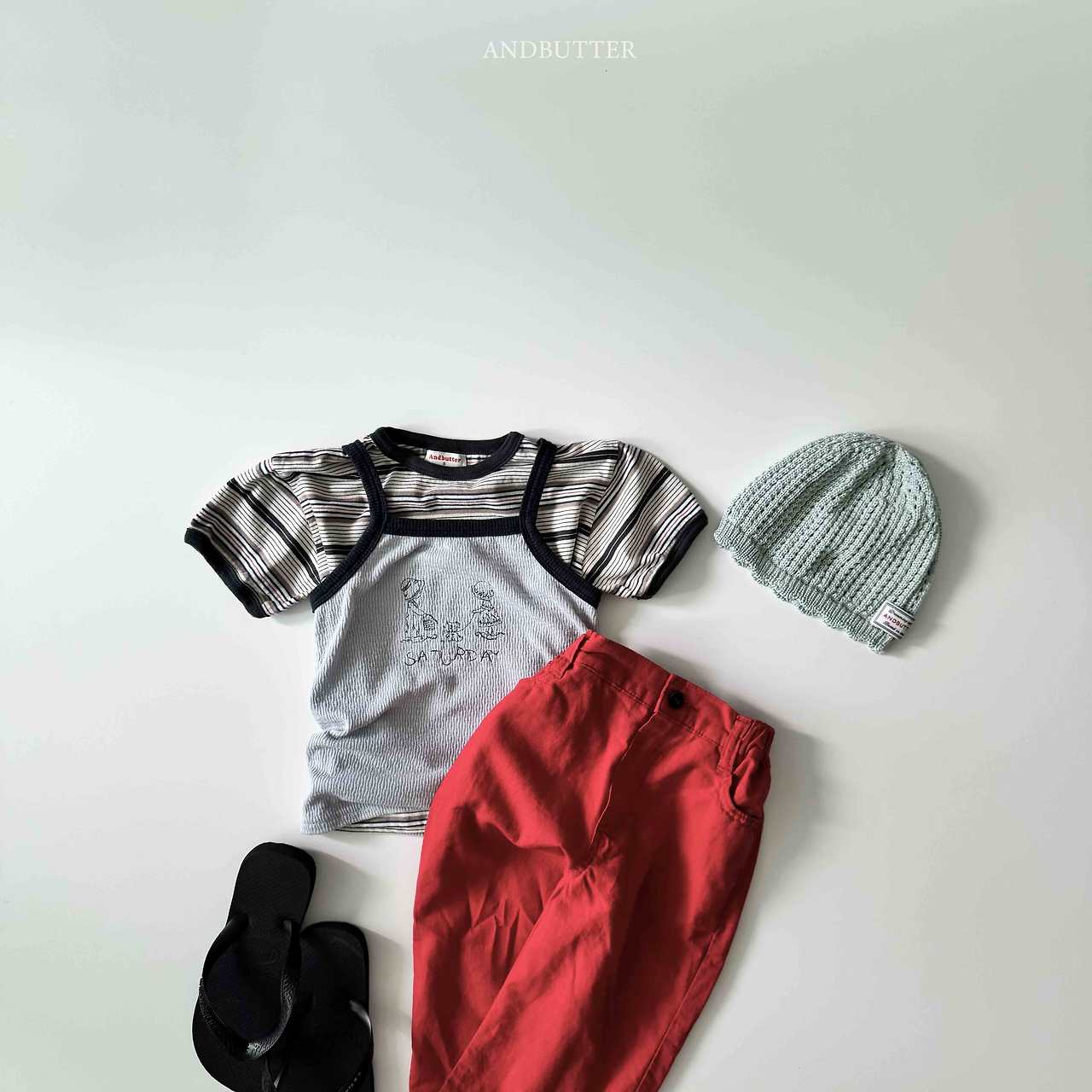 《予約》Play Color Tee / andbutter