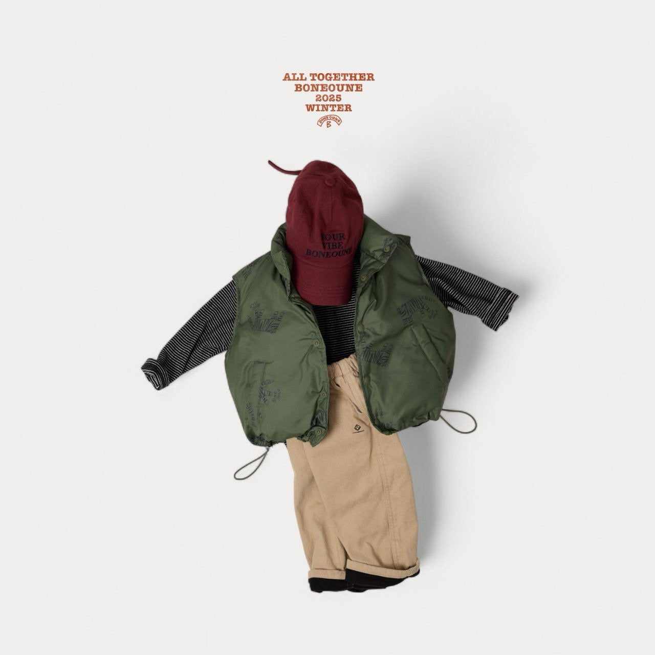 《予約》Tiger Duck Down Vest / Boneoune