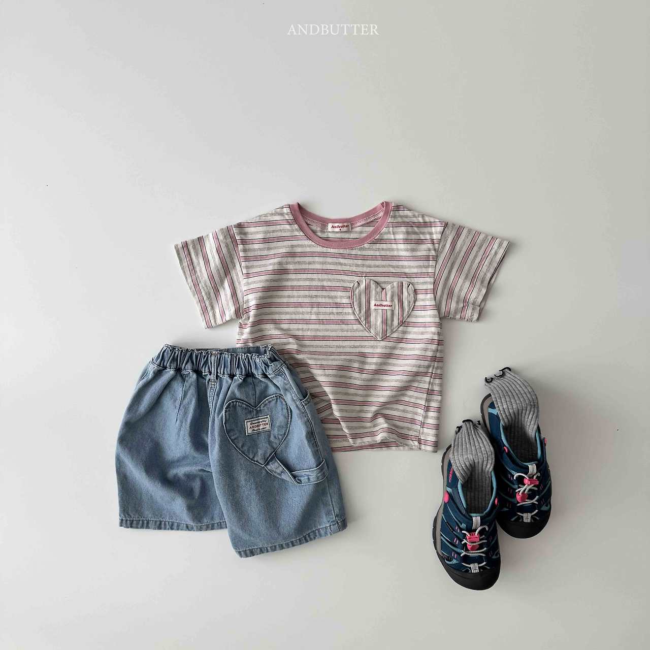《予約》Heart Loop Pants / andbutter