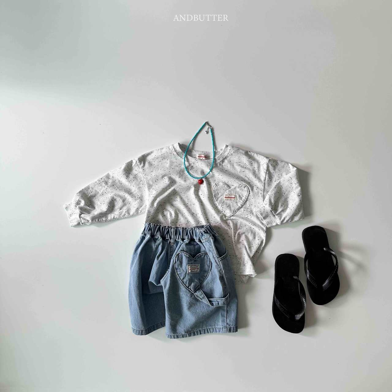 《予約》Heart Loop Pants / andbutter