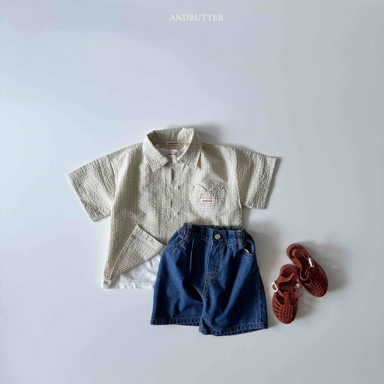 《予約》Heart Loop Pants / andbutter