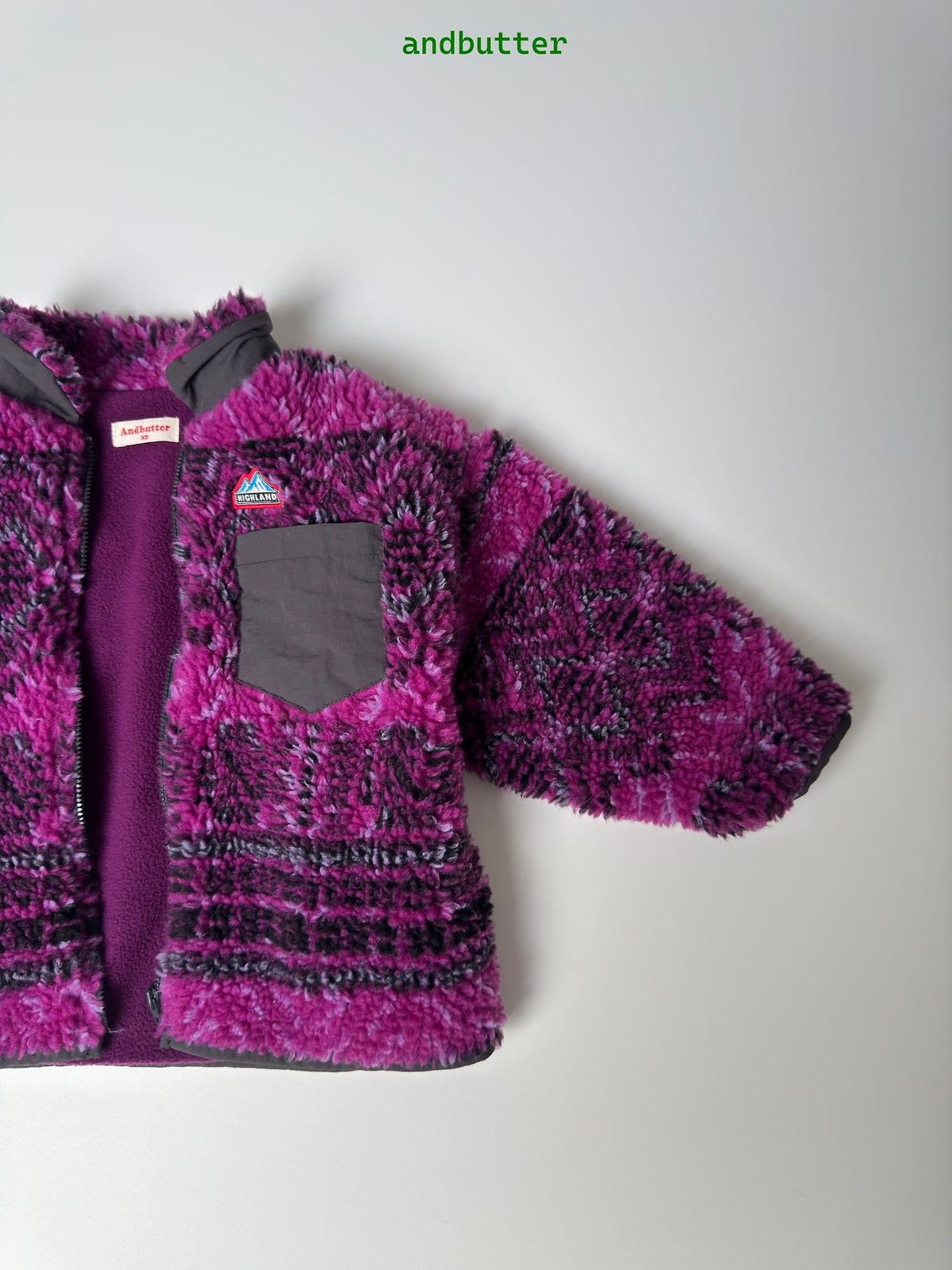《予約》Retro Sherpa Jacket / ANDBUTTER