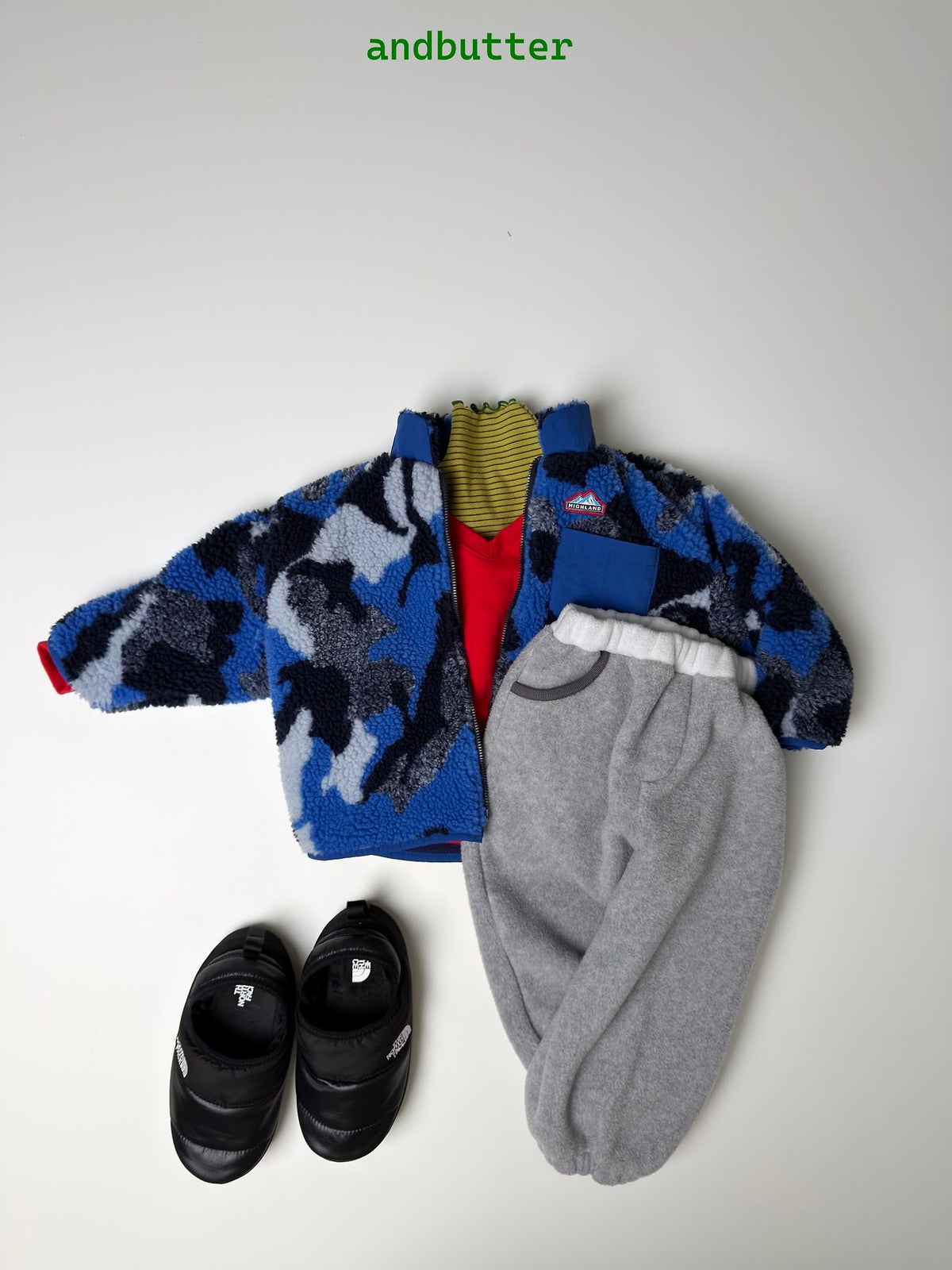 《予約》Retro Sherpa Jacket / ANDBUTTER
