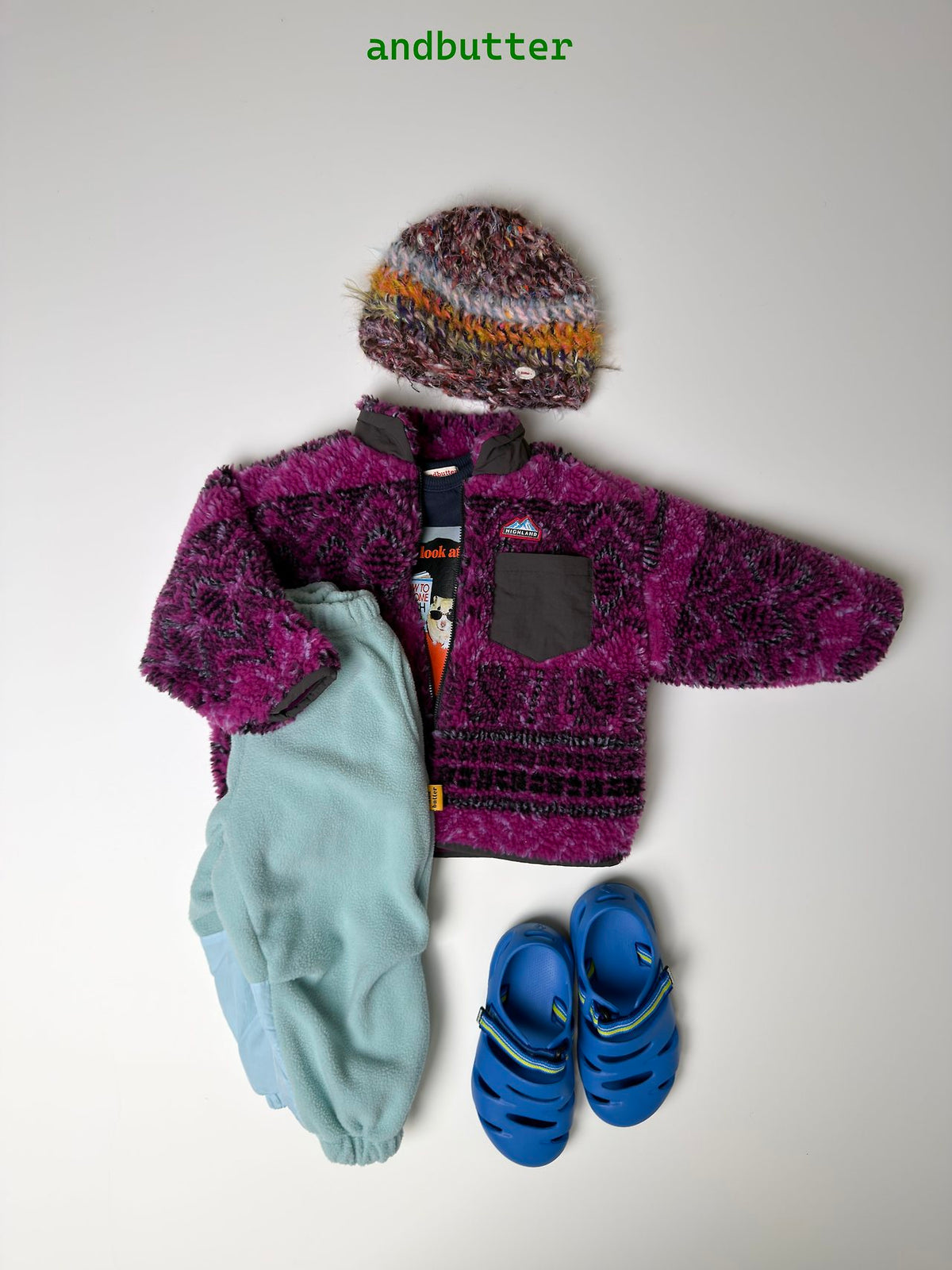 《予約》Retro Sherpa Jacket / ANDBUTTER
