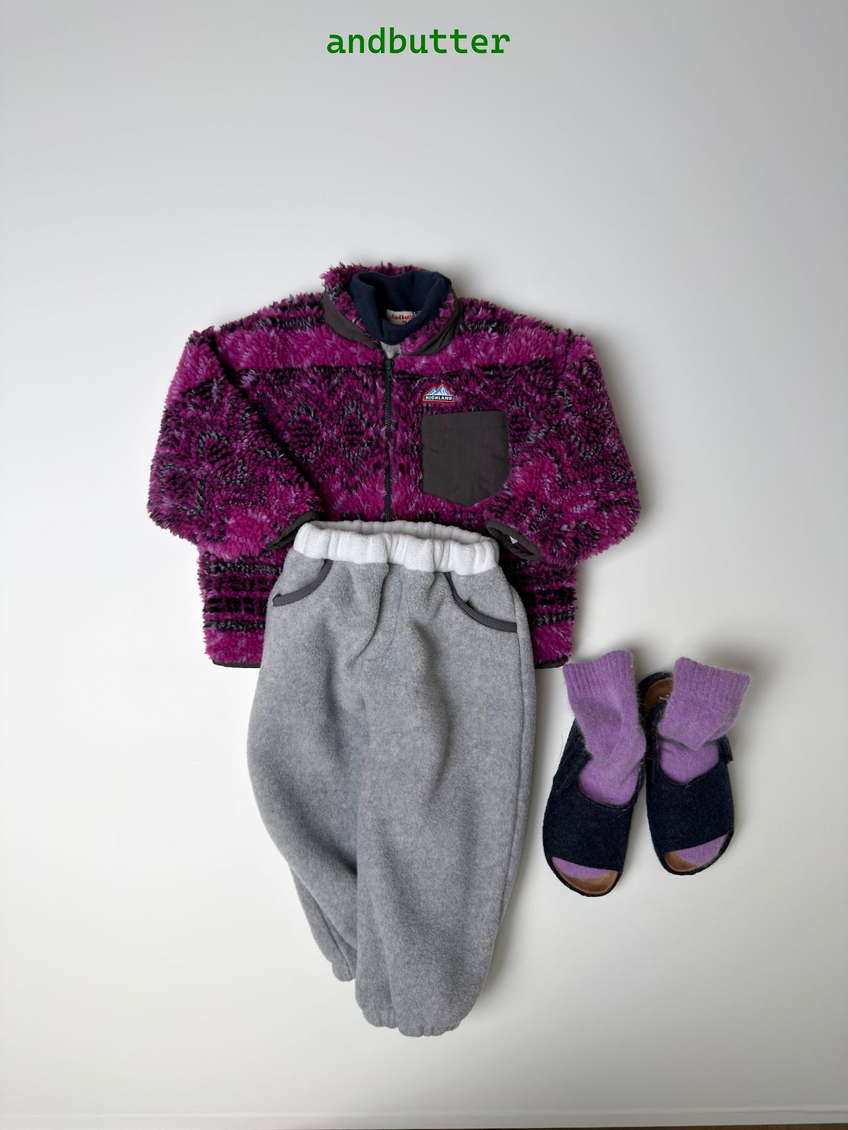 《予約》Retro Sherpa Jacket / ANDBUTTER