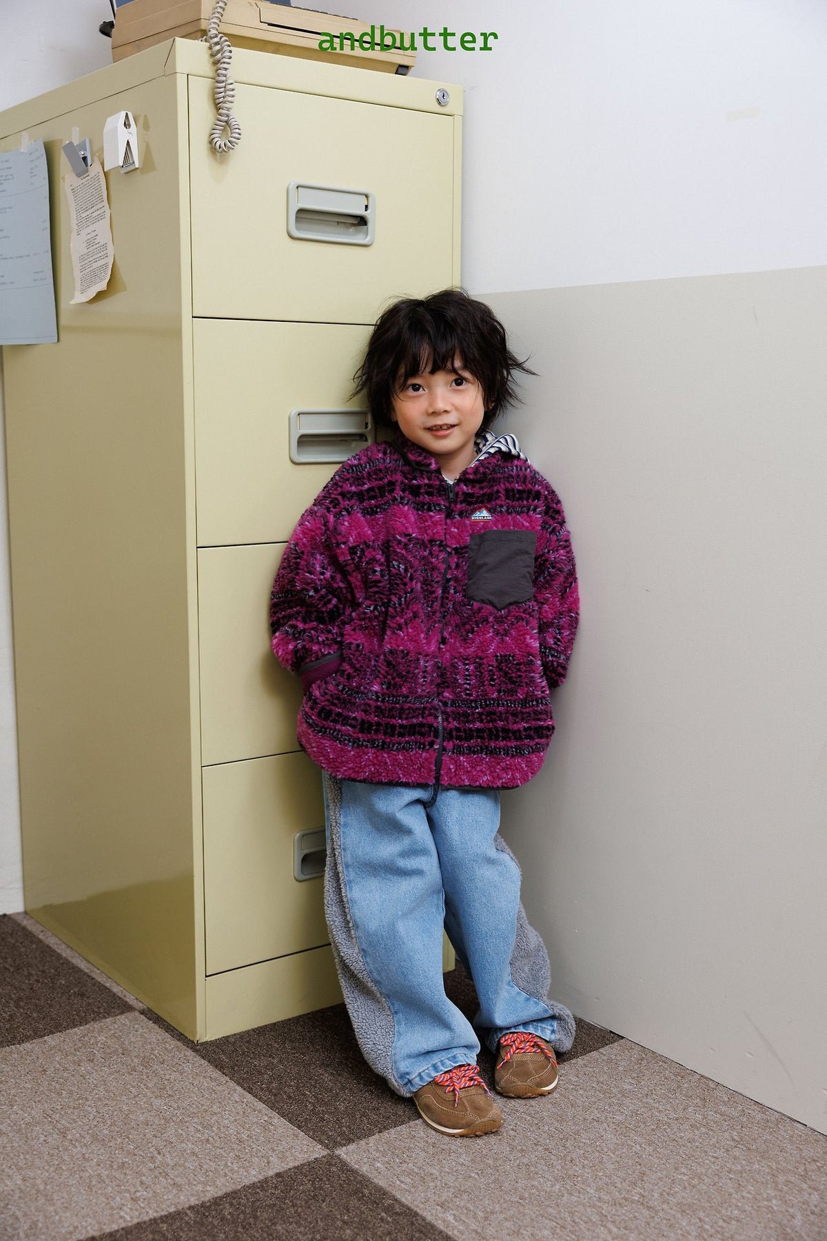 《予約》Retro Sherpa Jacket / ANDBUTTER