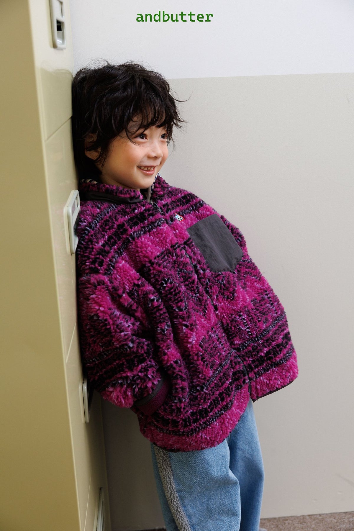《予約》Retro Sherpa Jacket / ANDBUTTER