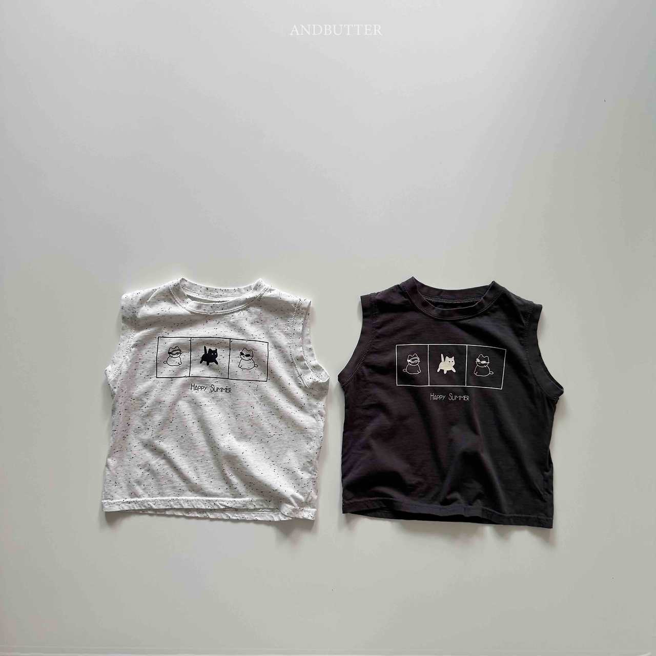 《予約》Summer Happy Sleeveless / andbutter