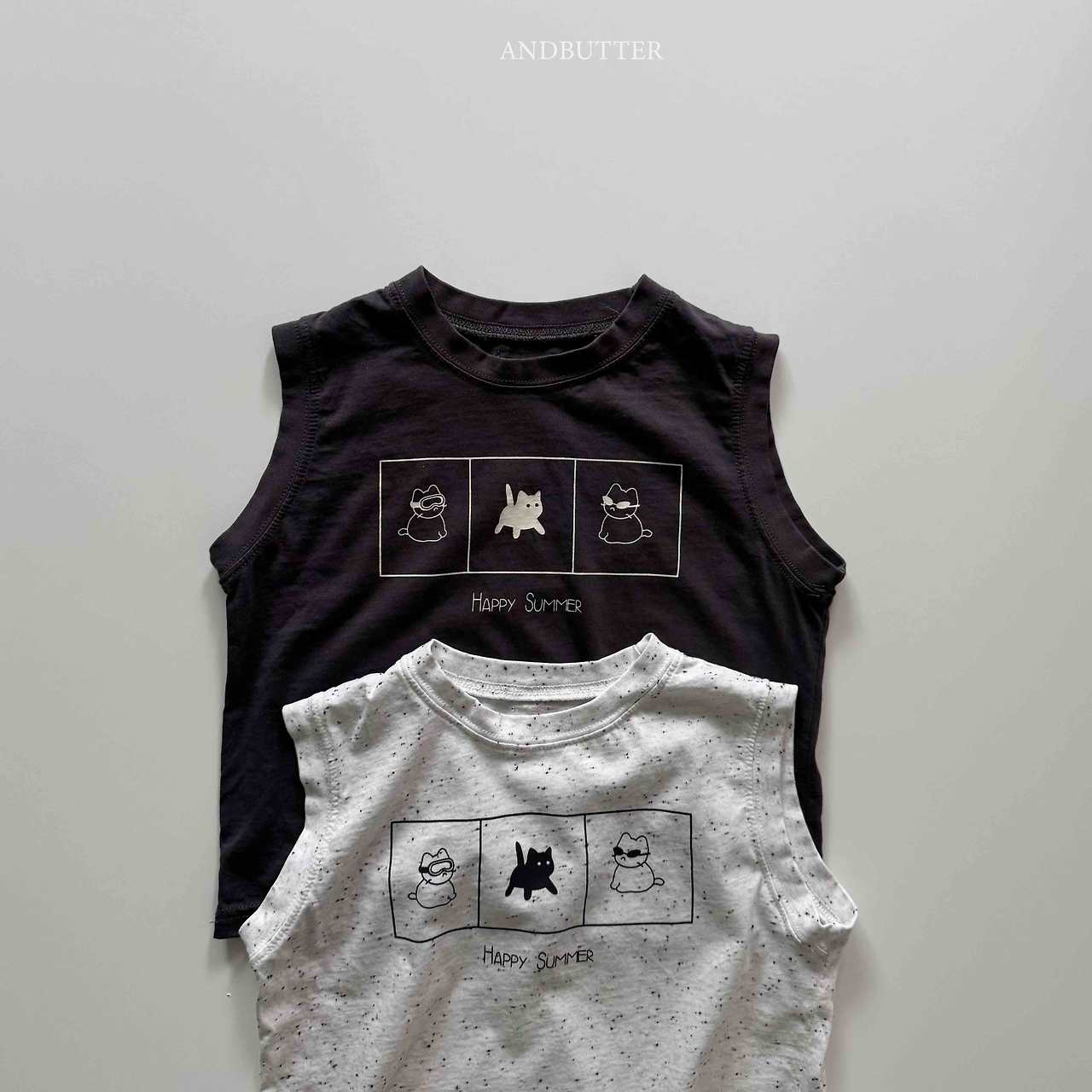 《予約》Summer Happy Sleeveless / andbutter