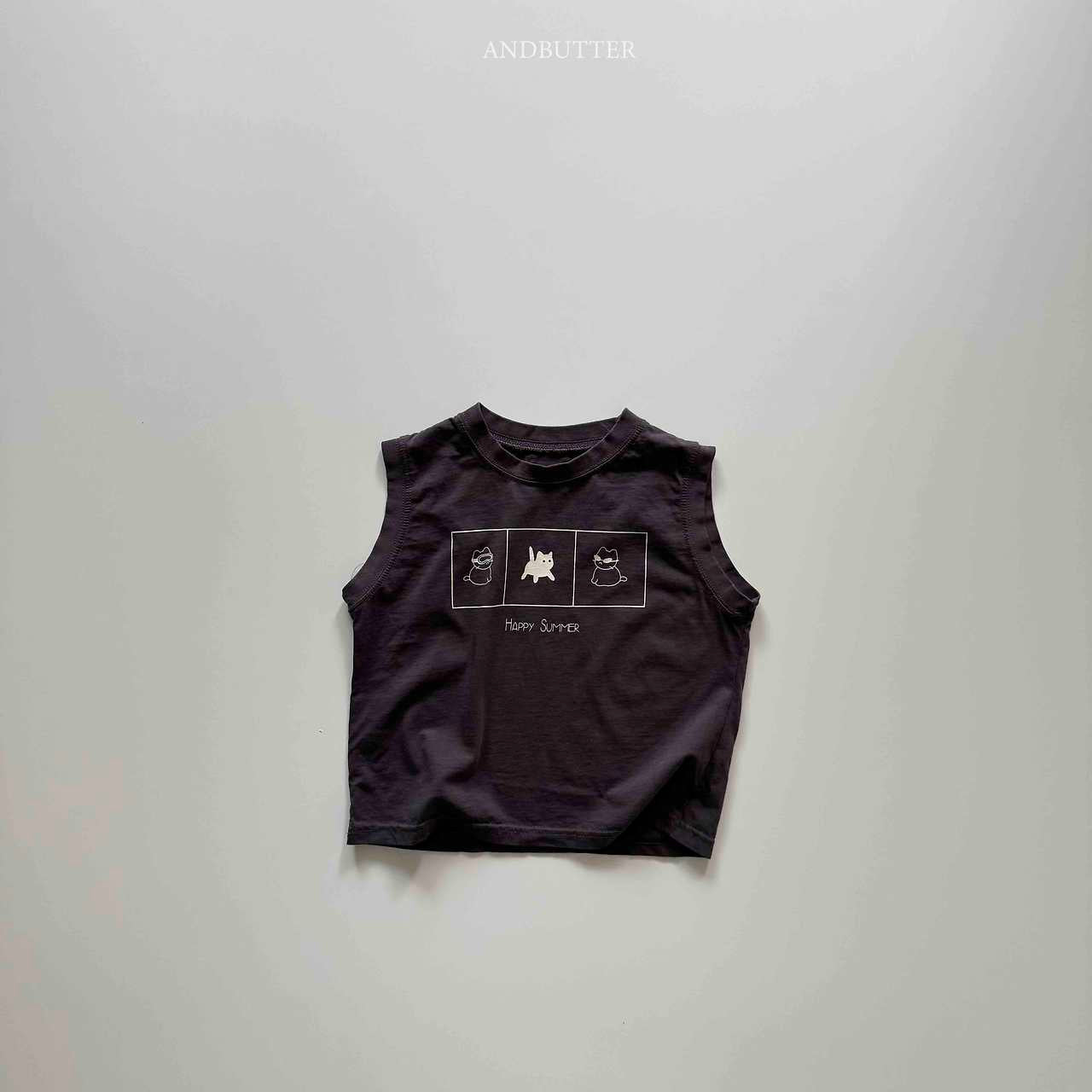 《予約》Summer Happy Sleeveless / andbutter