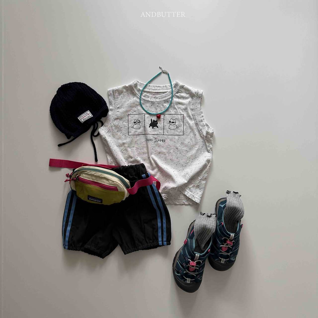 《予約》Summer Happy Sleeveless / andbutter
