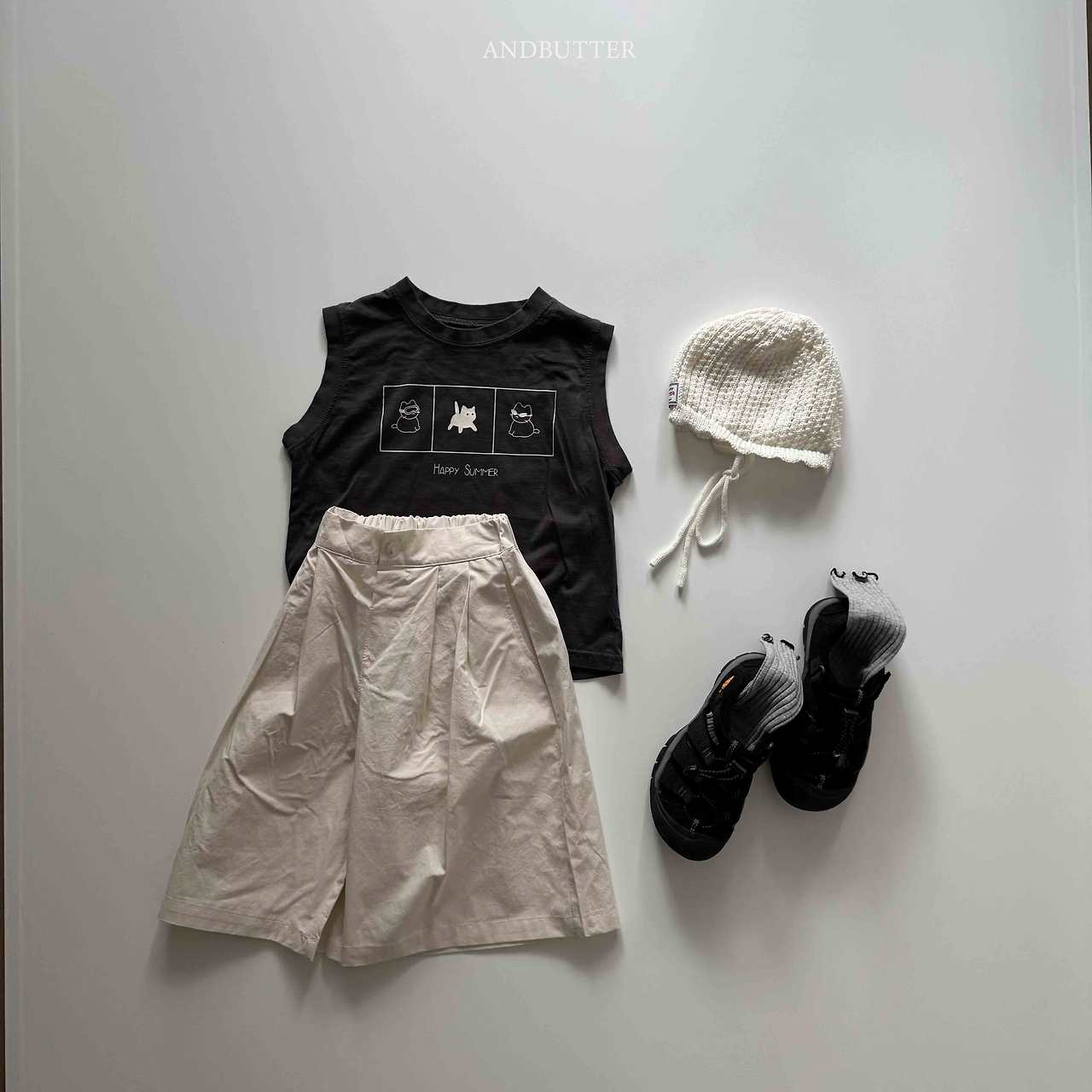 《予約》Summer Happy Sleeveless / andbutter