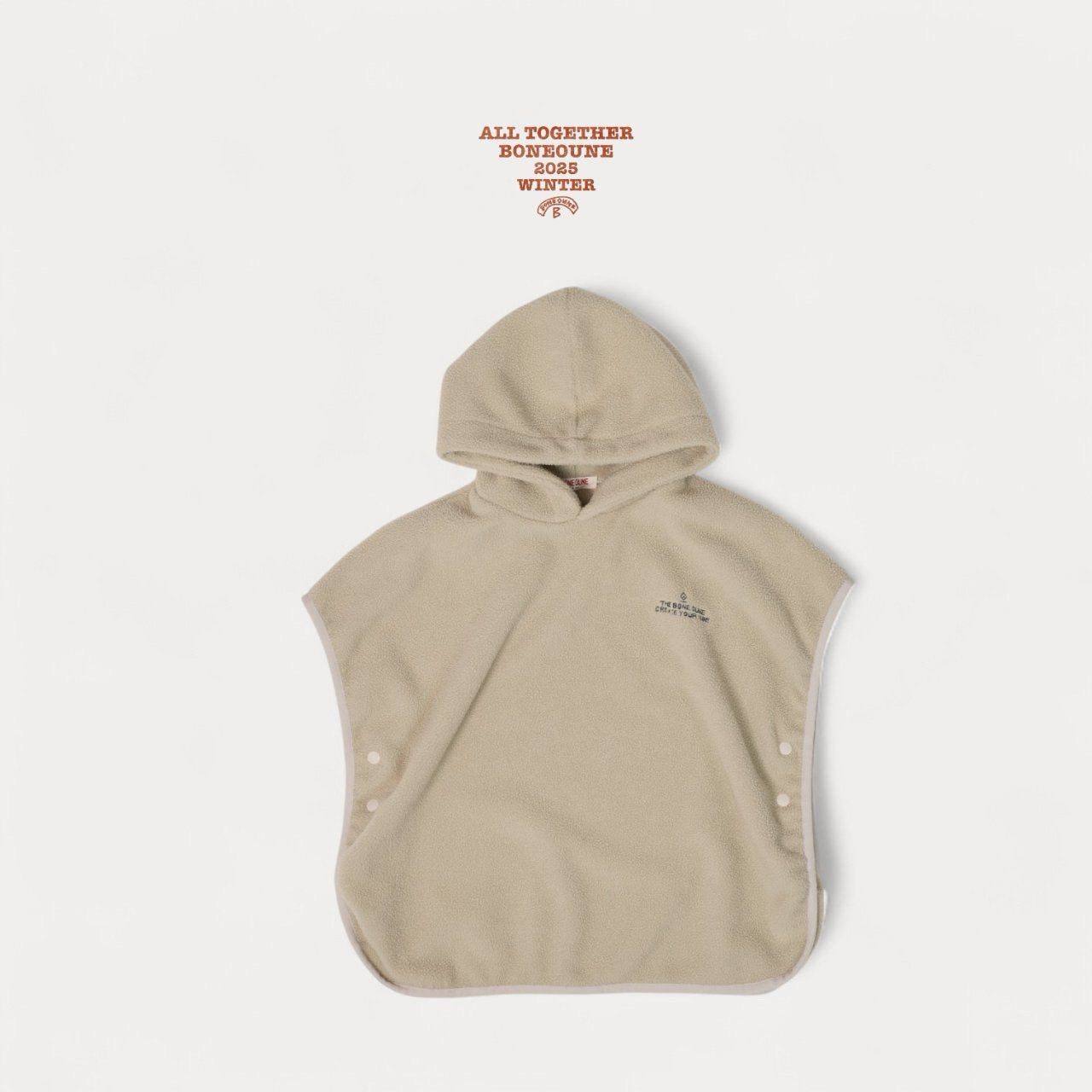 《予約》Fleece Poncho / Boneoune