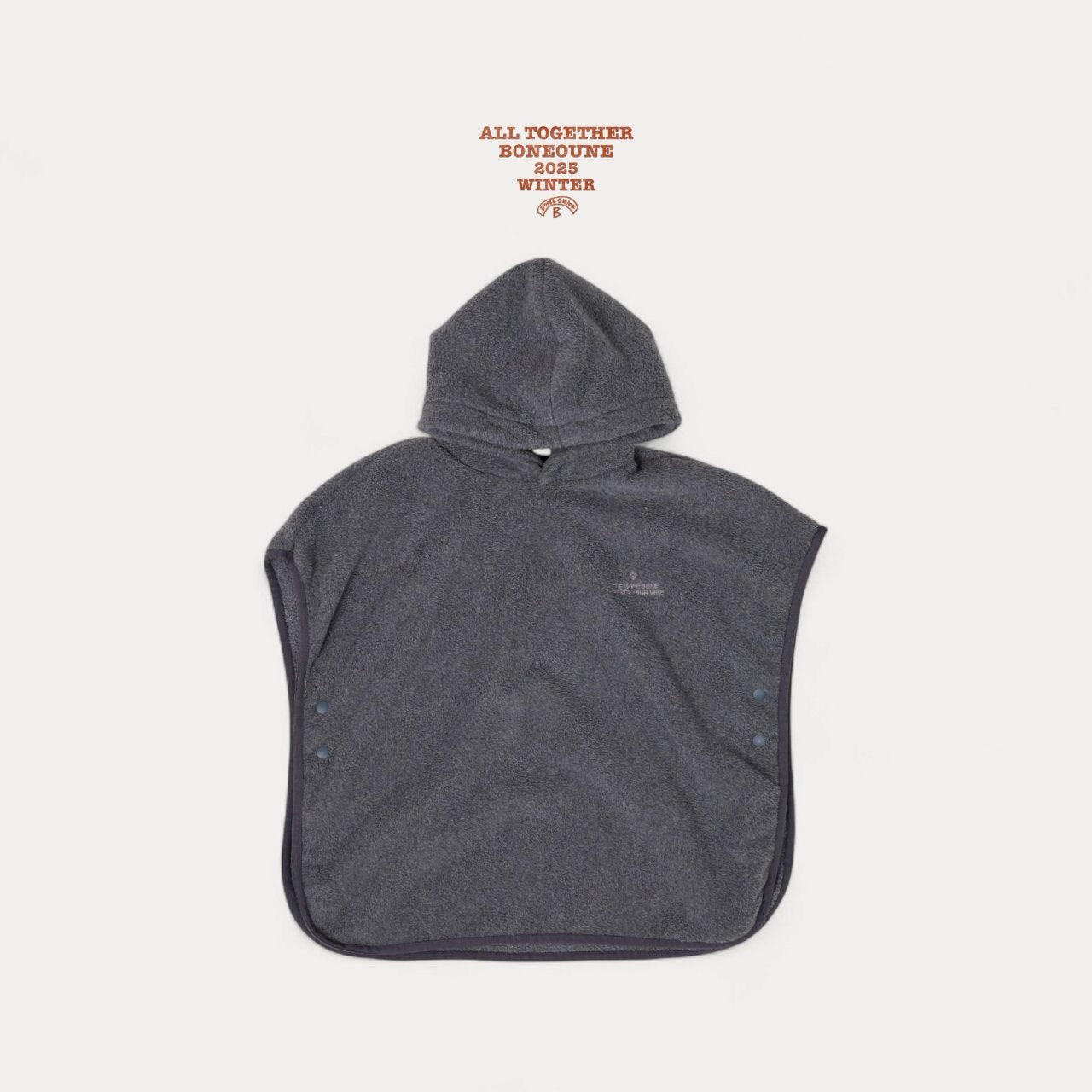 《予約》Fleece Poncho / Boneoune