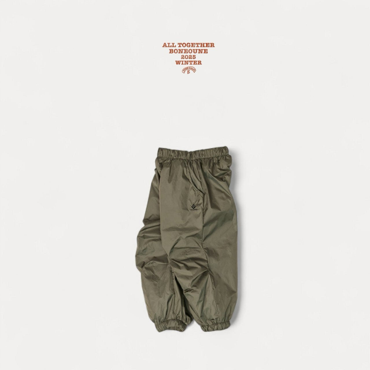 《予約》Two-tuck Jogger Pants / Boneoune
