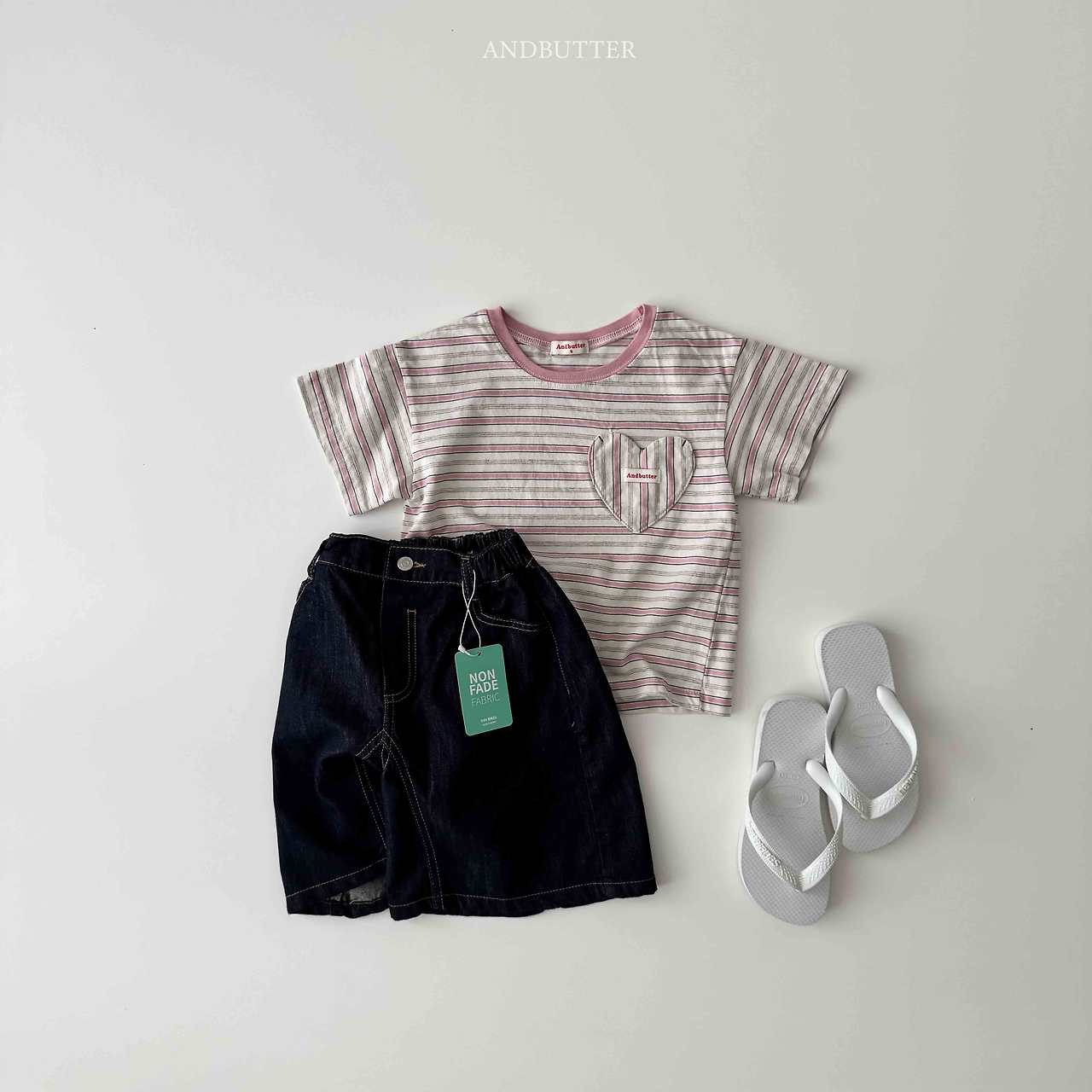 《予約》Cookie Heart Tee / andbutter
