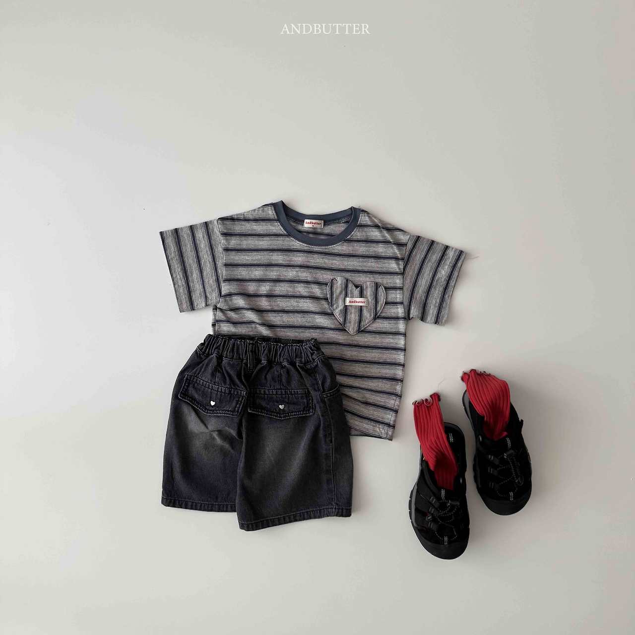 《予約》Cookie Heart Tee / andbutter