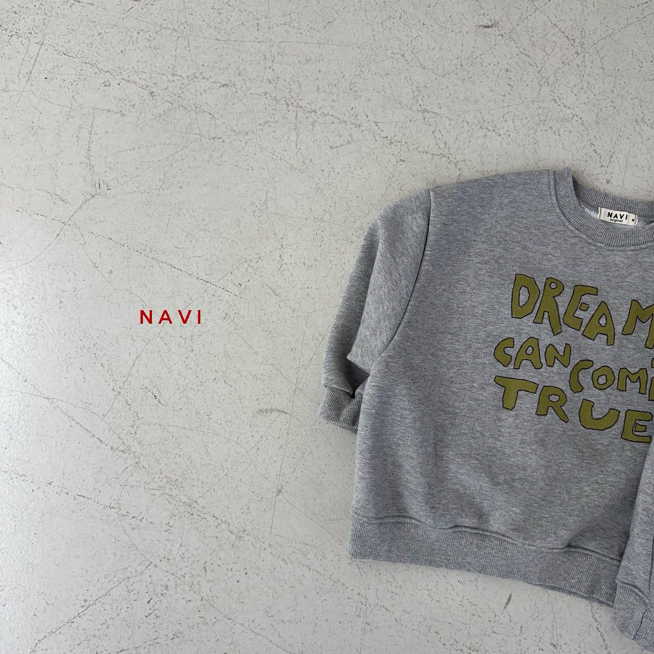《予約》Dream Sweatshirt / navi.