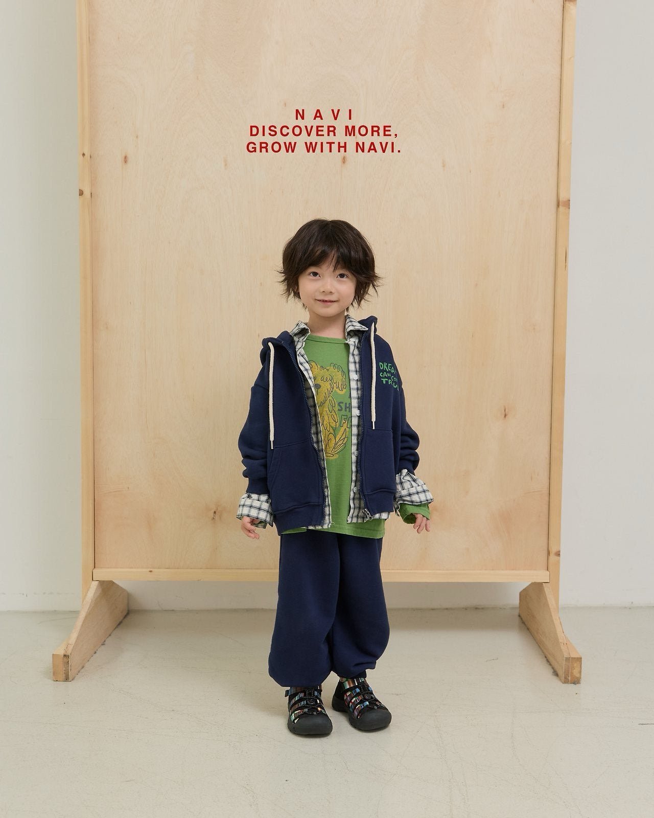 《予約》Dream Zip-up Hoodie / navi.
