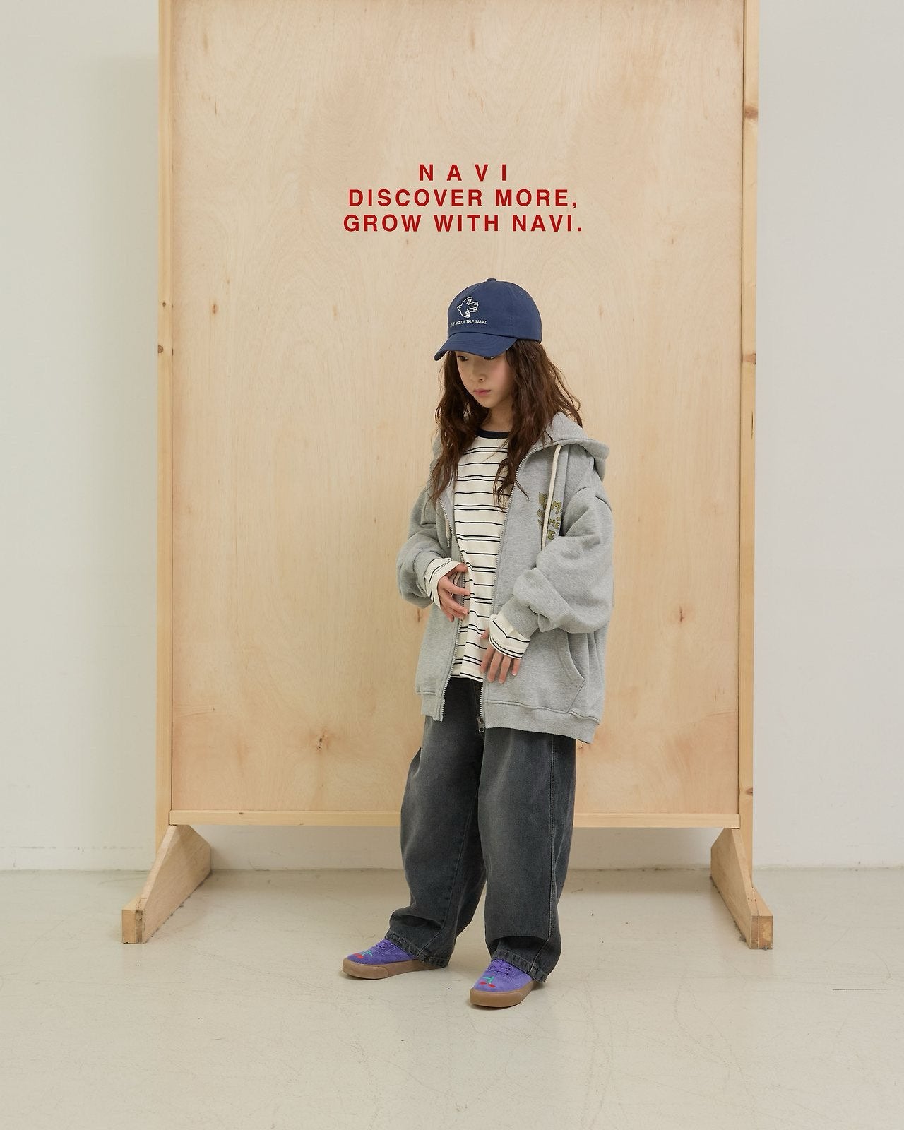 《予約》Dream Zip-up Hoodie / navi.