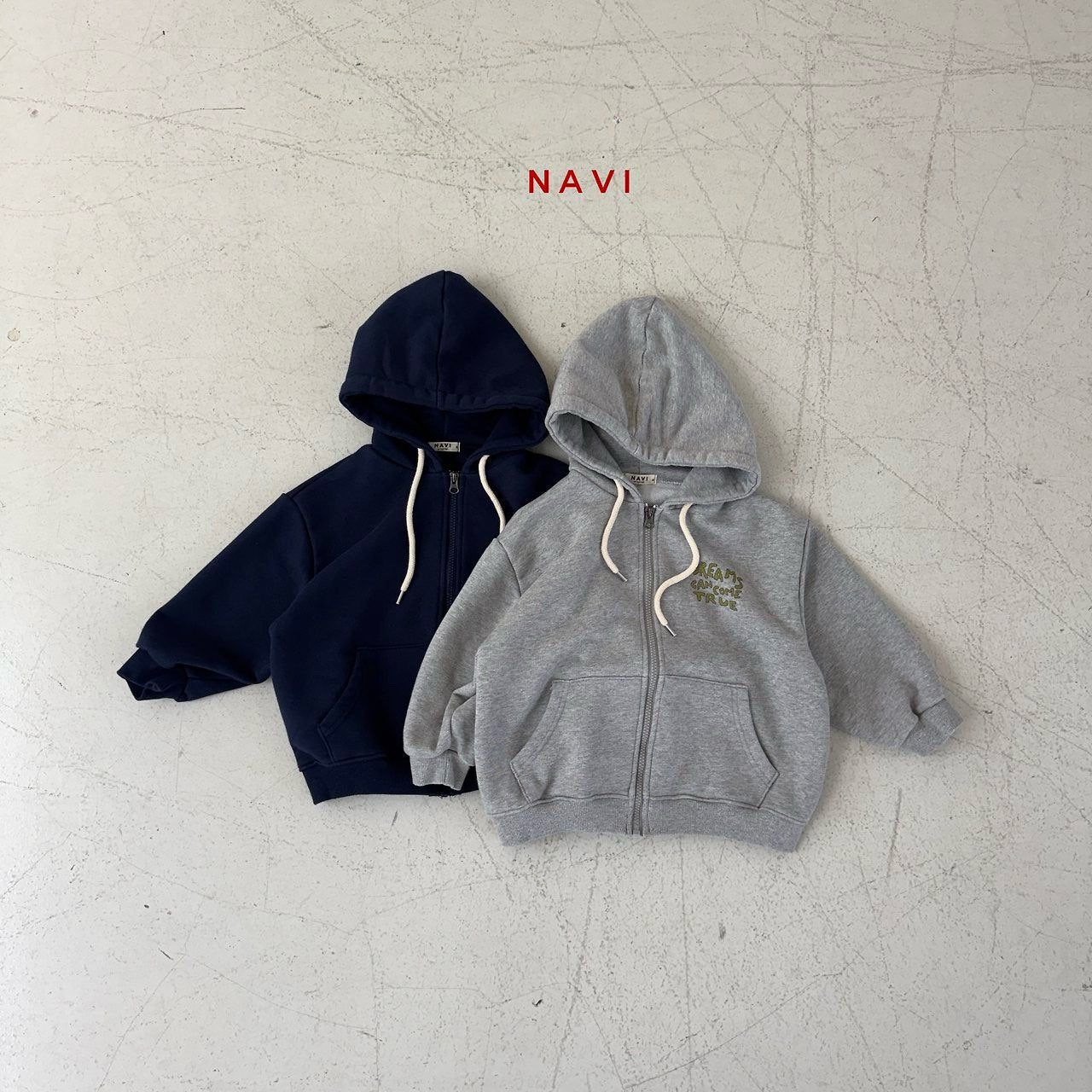 《予約》Dream Zip-up Hoodie / navi.