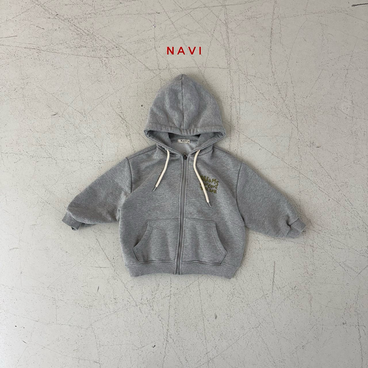 《予約》Dream Zip-up Hoodie / navi.