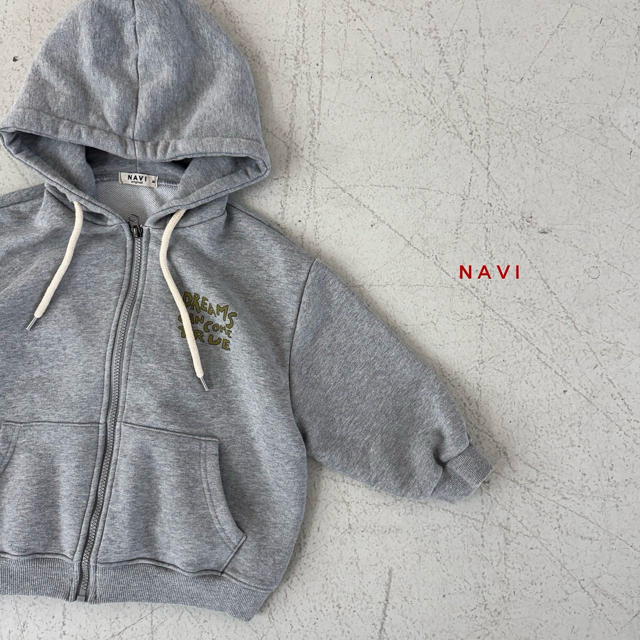 《予約》Dream Zip-up Hoodie / navi.