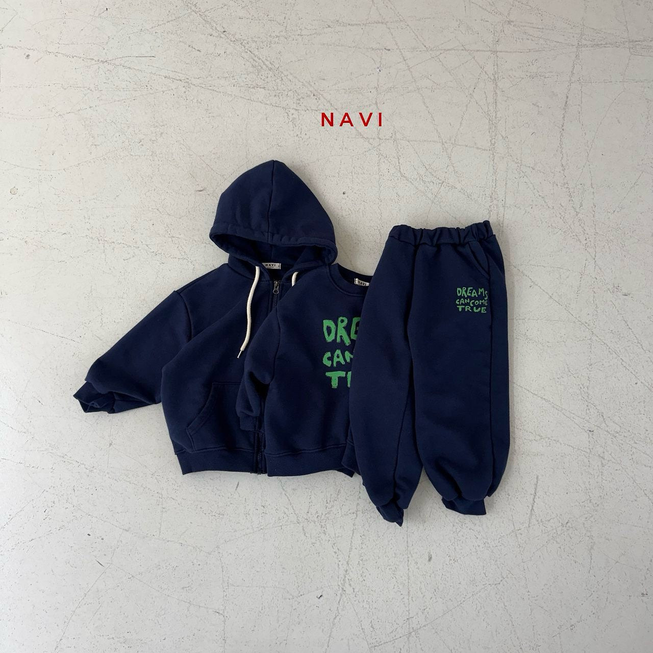 《予約》Dream Zip-up Hoodie / navi.