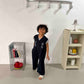 《予約》Embroidery Jump Suit / andbutter