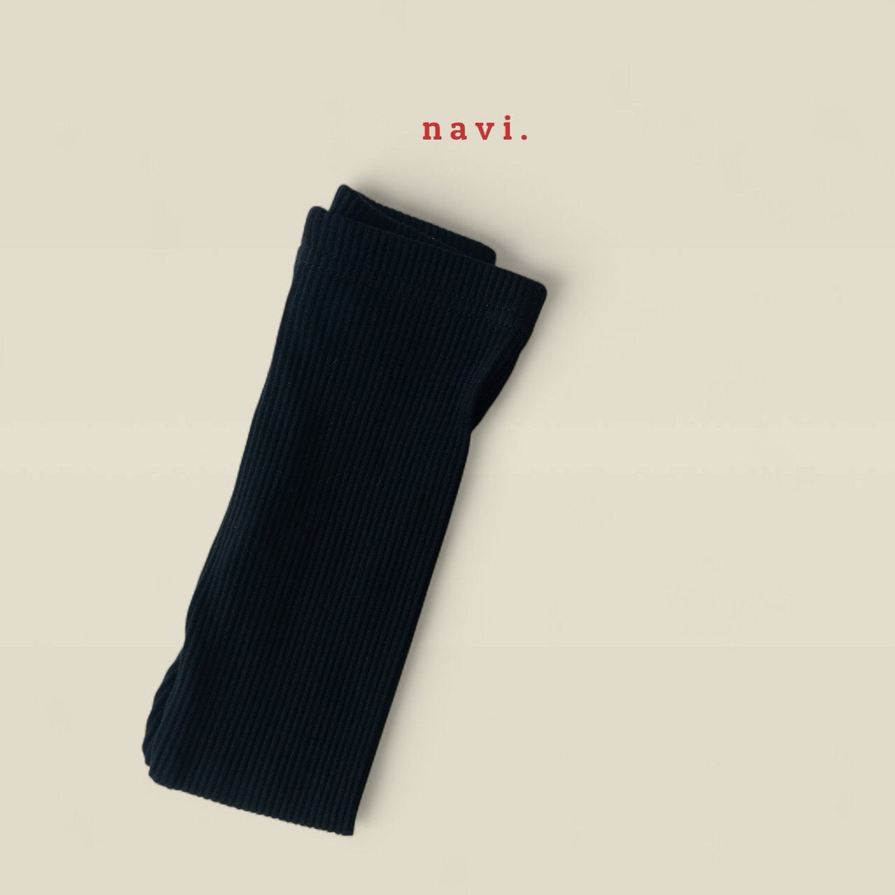 《予約》Ribbed Leggings / navi.