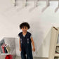 《予約》Embroidery Jump Suit / andbutter