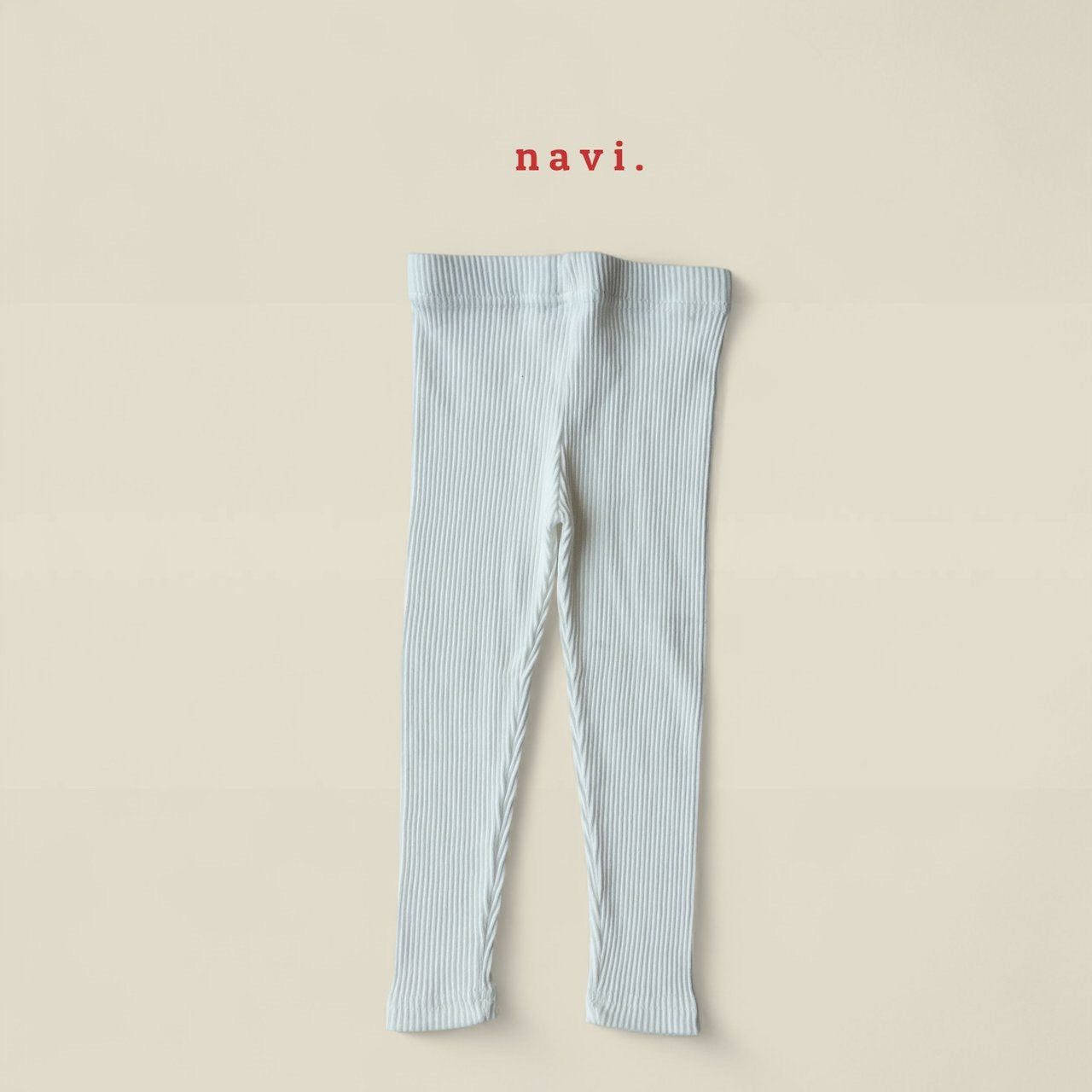 《予約》Ribbed Leggings / navi.